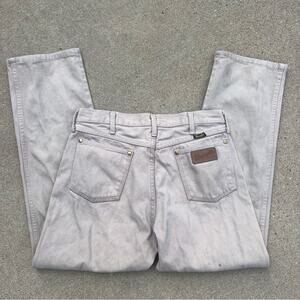 Vintage 90s Wrangler 13MWZTN Tan original fit cowboy cut jeans 32x29